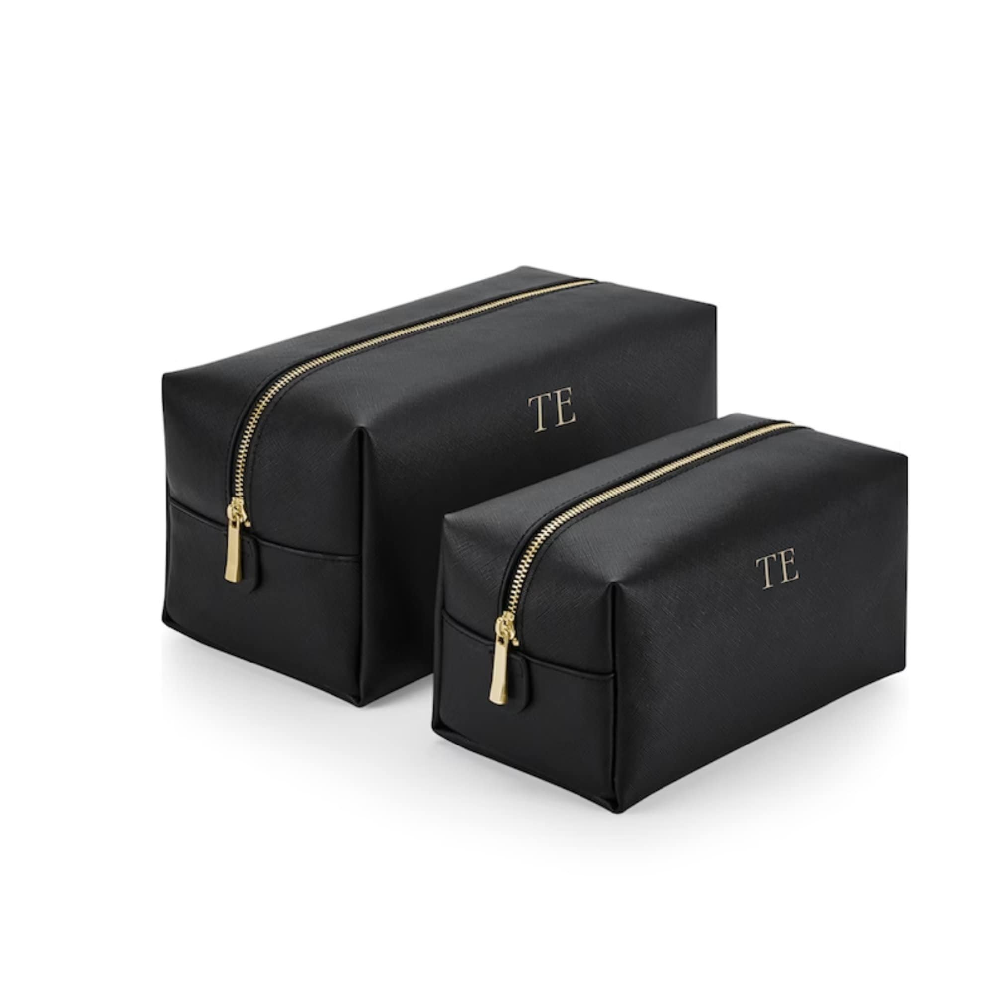 custom logo Makeup Bag luxurious PU Leather Toiletry Bag Bridesmaid Make Up Bags Cosmetic Pouch with zipper