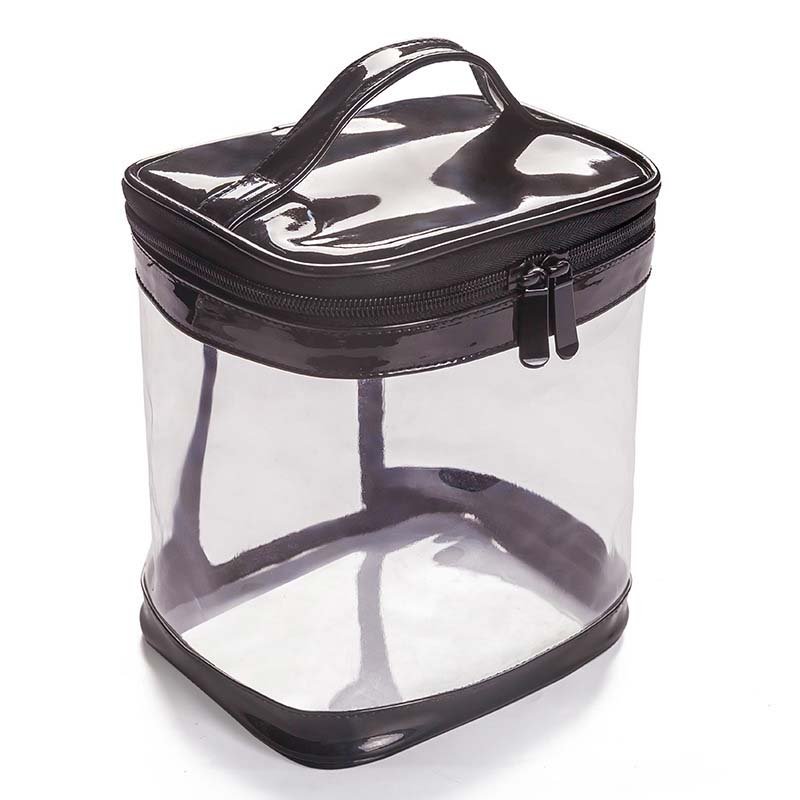 Transparent Cosmetic Bag Women Simple Waterproof Large Capacity Fitness Toiletry Bag Bath Makeup Bag Travel Portable Storage