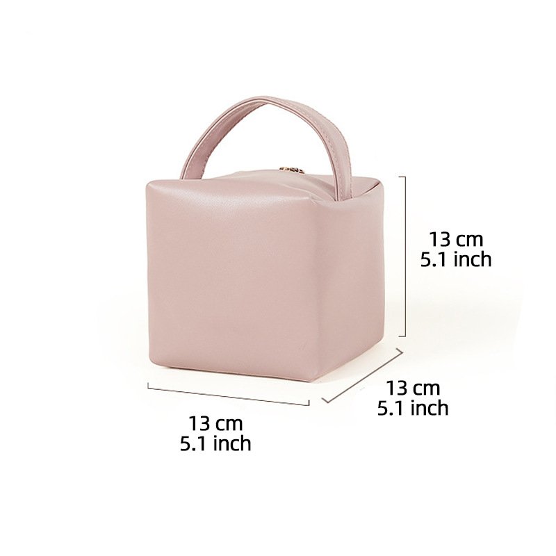 Custom Large Women Cosmetic Bags Organizer Beauty Case PU Leather Waterproof Zipper Make Up Bag Travel Makeup Bag