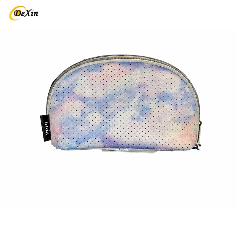 2022 Makeup bag Wholesale Simplicity Fashion Neoprene Makeup Pouch Cosmetic Bag Women Beauty Neoprene Hand Bag