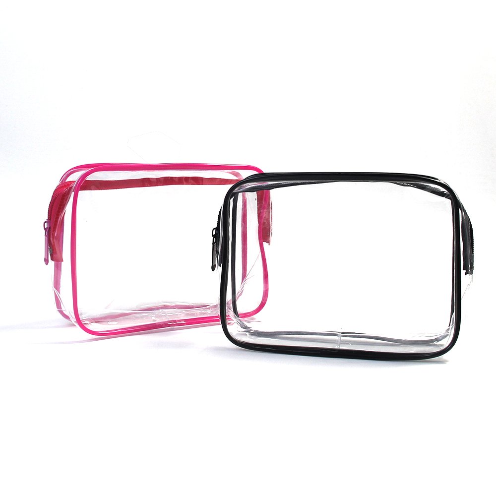 Wholesale Portable Clear Toiletry Carry Pouch Pvc Cosmetic Waterproof Pvc Makeup Bags For Vacation Travel Bathroom Organizing