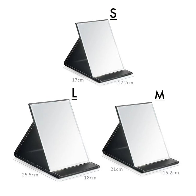 Professional bathroom portable table makeup stand desktop cosmetic makeup mirror Folding Mirror easy to carry