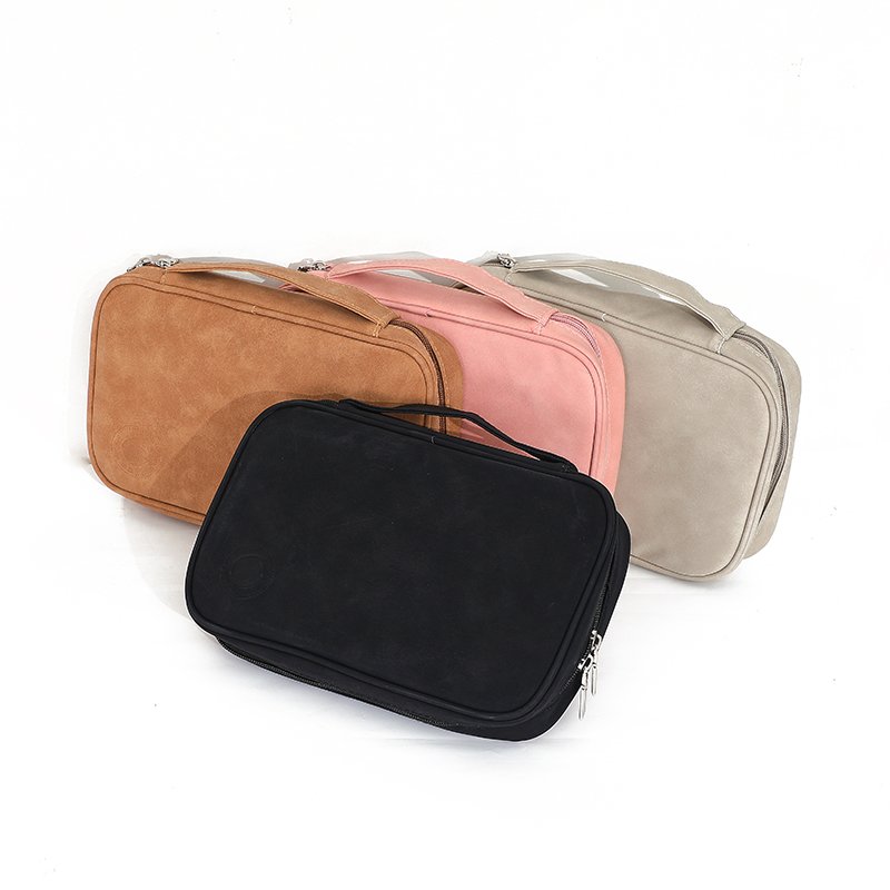 High Quality Small Luxury Jewelry Storage Box With Zipper Organizer Travel Bag