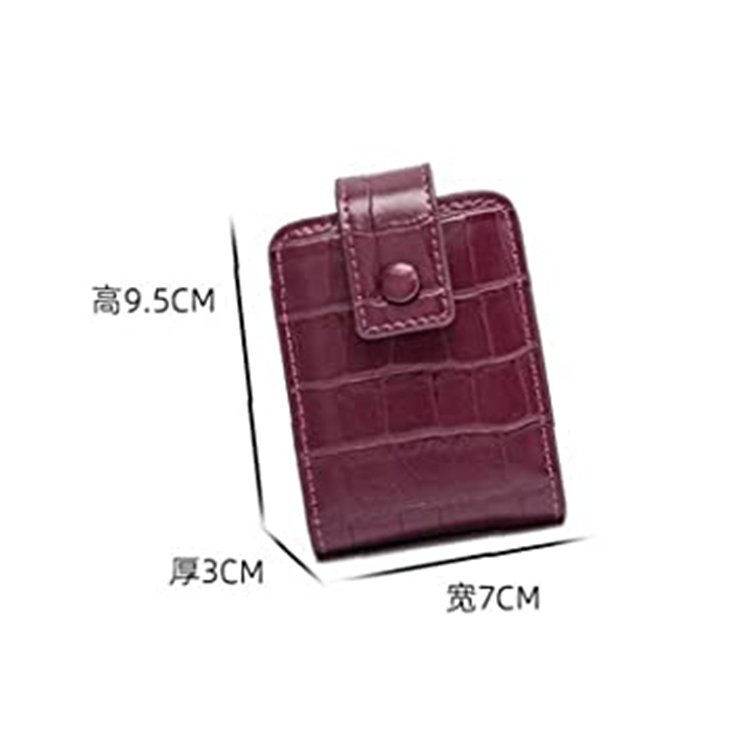 Custom Red Portable Mini Crocodile Leather Jewelry Lipsticks Women MakeUp Box Bag Packaging Organizers