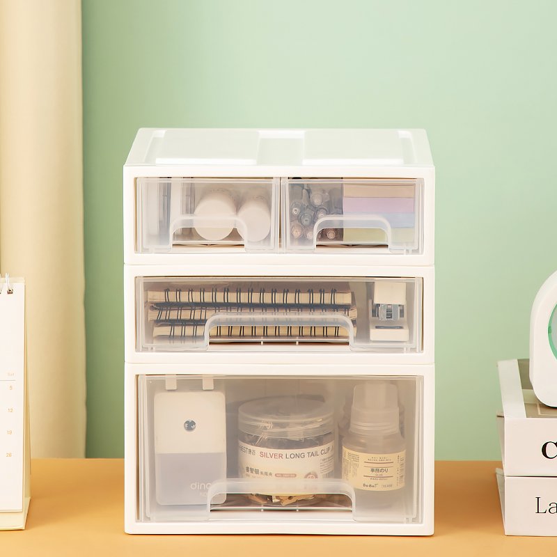 Storage Drawers Plastic Desktop Stationery Drawer Storage Box Office Sundries Box Stackable Storage Drawers