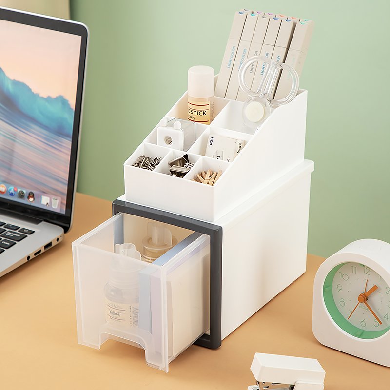Storage Drawers Plastic Desktop Stationery Drawer Storage Box Office Sundries Box Stackable Storage Drawers