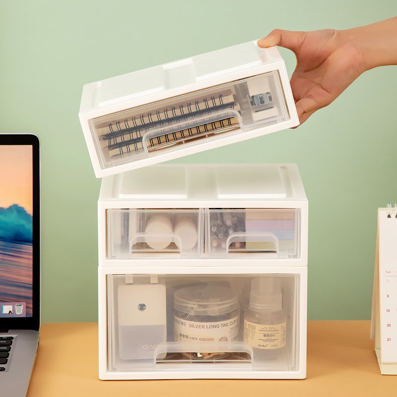 Storage Drawers Plastic Desktop Stationery Drawer Storage Box Office Sundries Box Stackable Storage Drawers