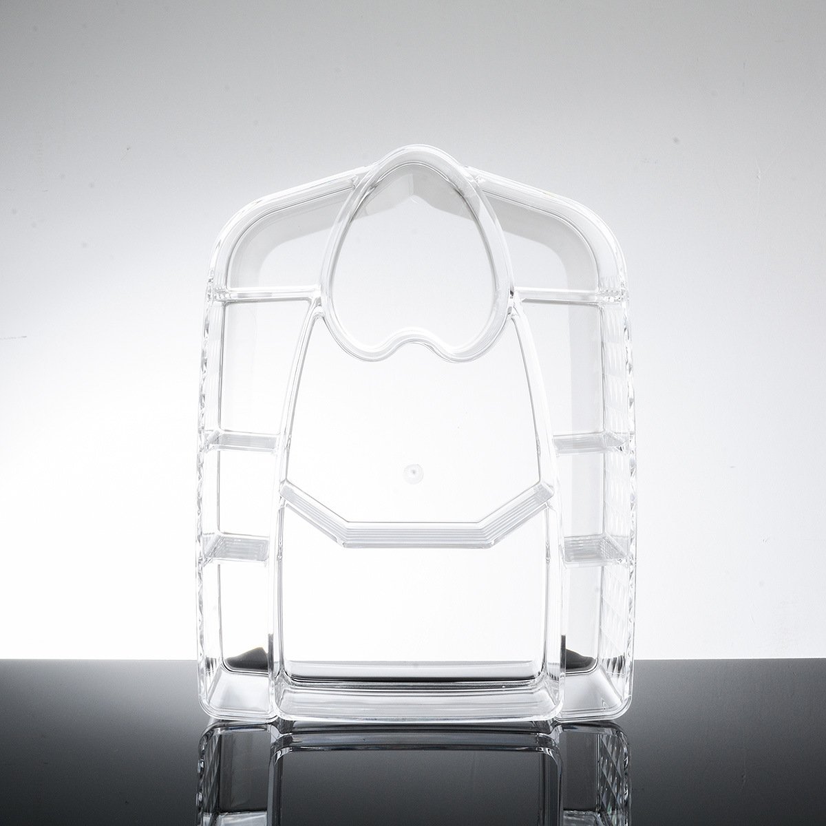 Acrylic Clear Stackable MakeUp Brush Holder Organizers Counter Cosmetic Lipstick Display Cases Skin Care Vanity With wholesale