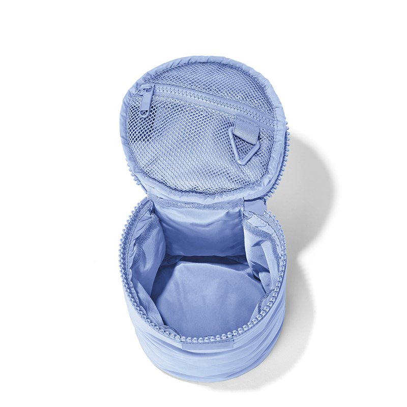 Hot sale Round Cosmetic case summer Large Women toiletries bag Neoprene Waterproof Makeup Bag