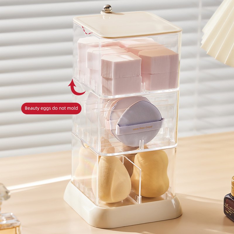 HIPS Plastic Cosmetic and Jewelry Storage Shelves Makeup Organizers