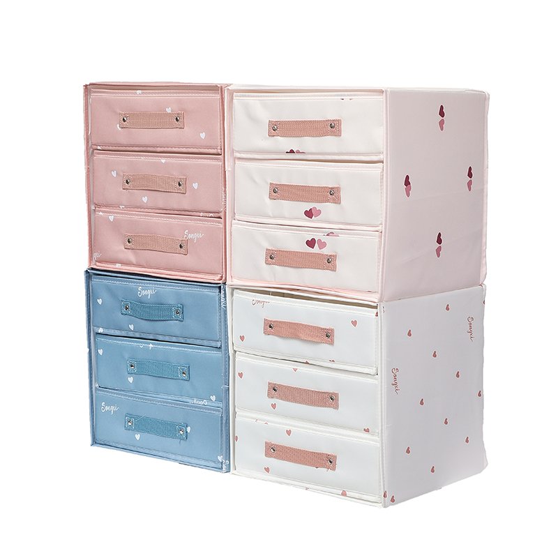 Manufacturers supply Oxford makeup and hair accessories storage boxes with drawers at competitive prices