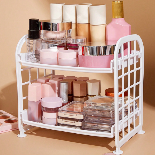 Choice Fun Makeup Storage Double Layer Detachable Storage Rack Jewelry Jewlery Organizer