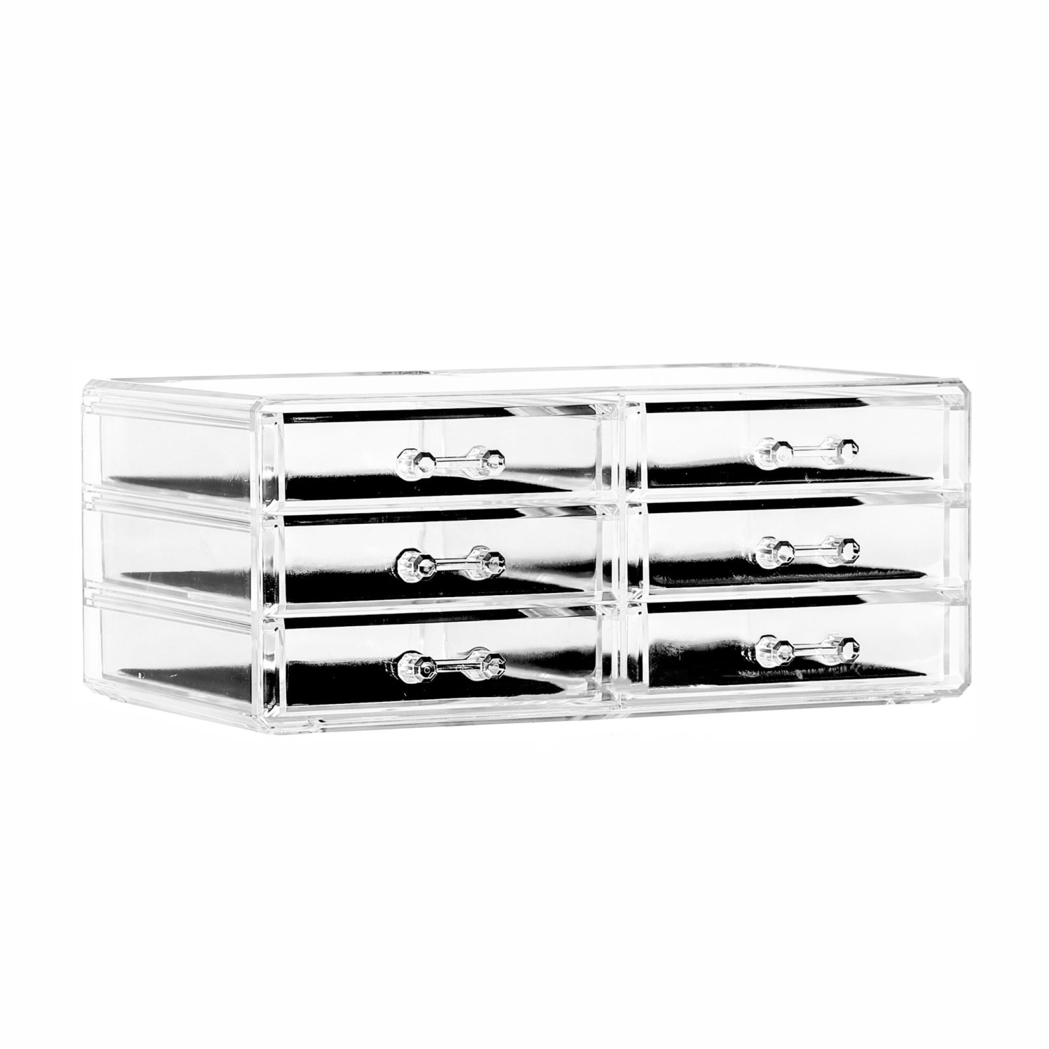 Wholesale Desk Clear Lipstick Cosmetic Makeup Organizers Jewelry Box Brush Eyelash Storage Drawer Acrylic Organizer