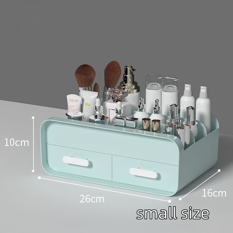 Makeup Organizers Cosmetics Jewelry Office Plastic Desk Storage Box With Drawers