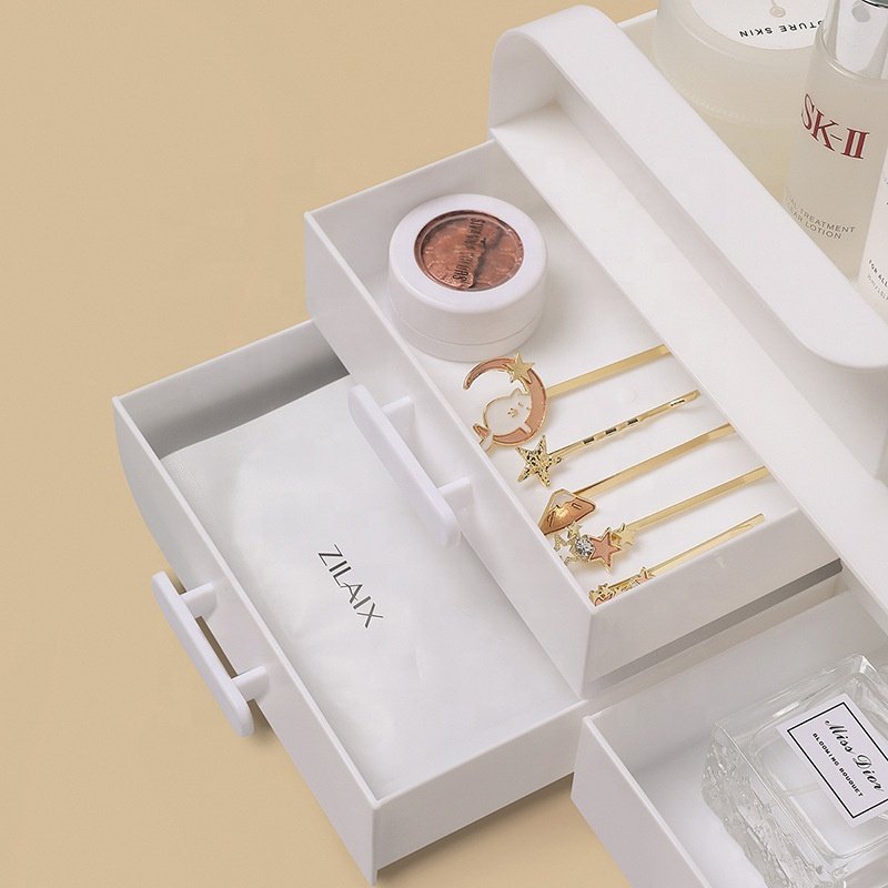 Makeup Desk Organizer Skin Care Organizer With Drawers