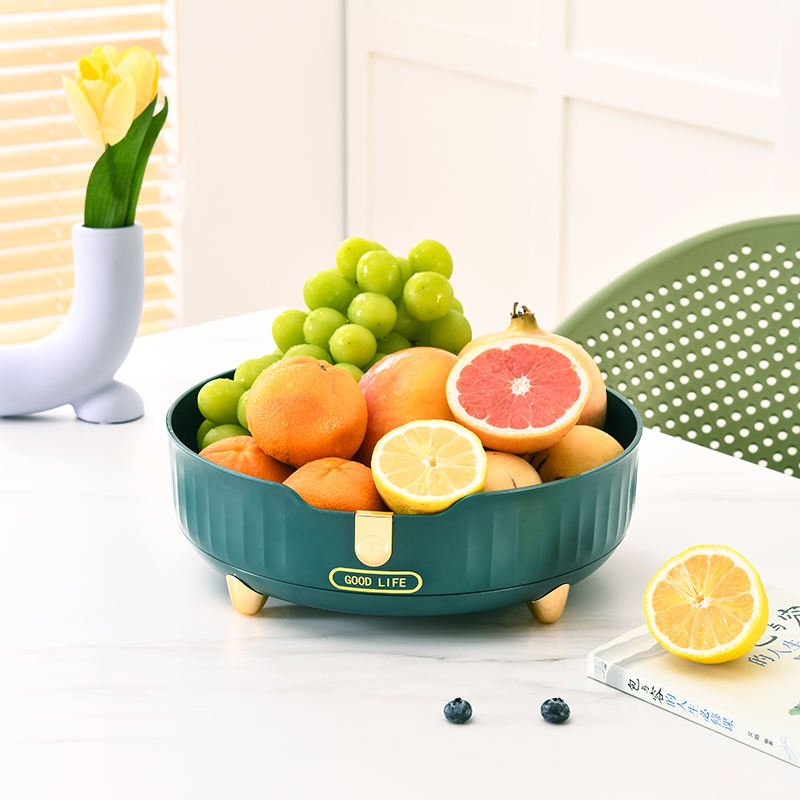 360 Rotation Non-skid Pantry Cabinet Lazy Turntable Cosmetics Storage Tray Rotating Organizer For Kitchen Seasoning