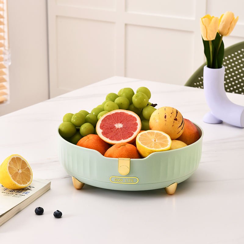 360 Rotation Non-skid Pantry Cabinet Lazy Turntable Cosmetics Storage Tray Rotating Organizer For Kitchen Seasoning