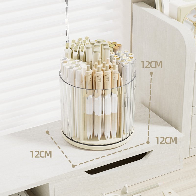 Wholesale desktop home office pencil holder miscellaneous organizer cosmetic organizer small cardboard box plastic window