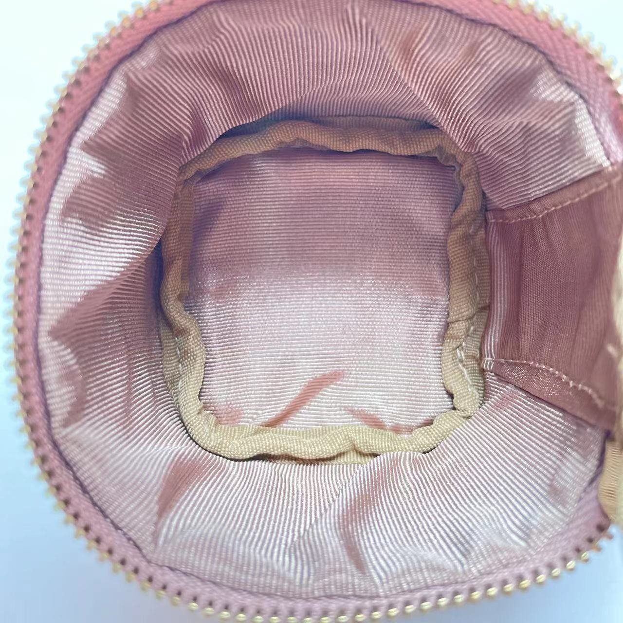 2023 Makeup Case Travel Train Rolling Nylon Professional Multifunctional 2 in 1 Pink Leather Bag