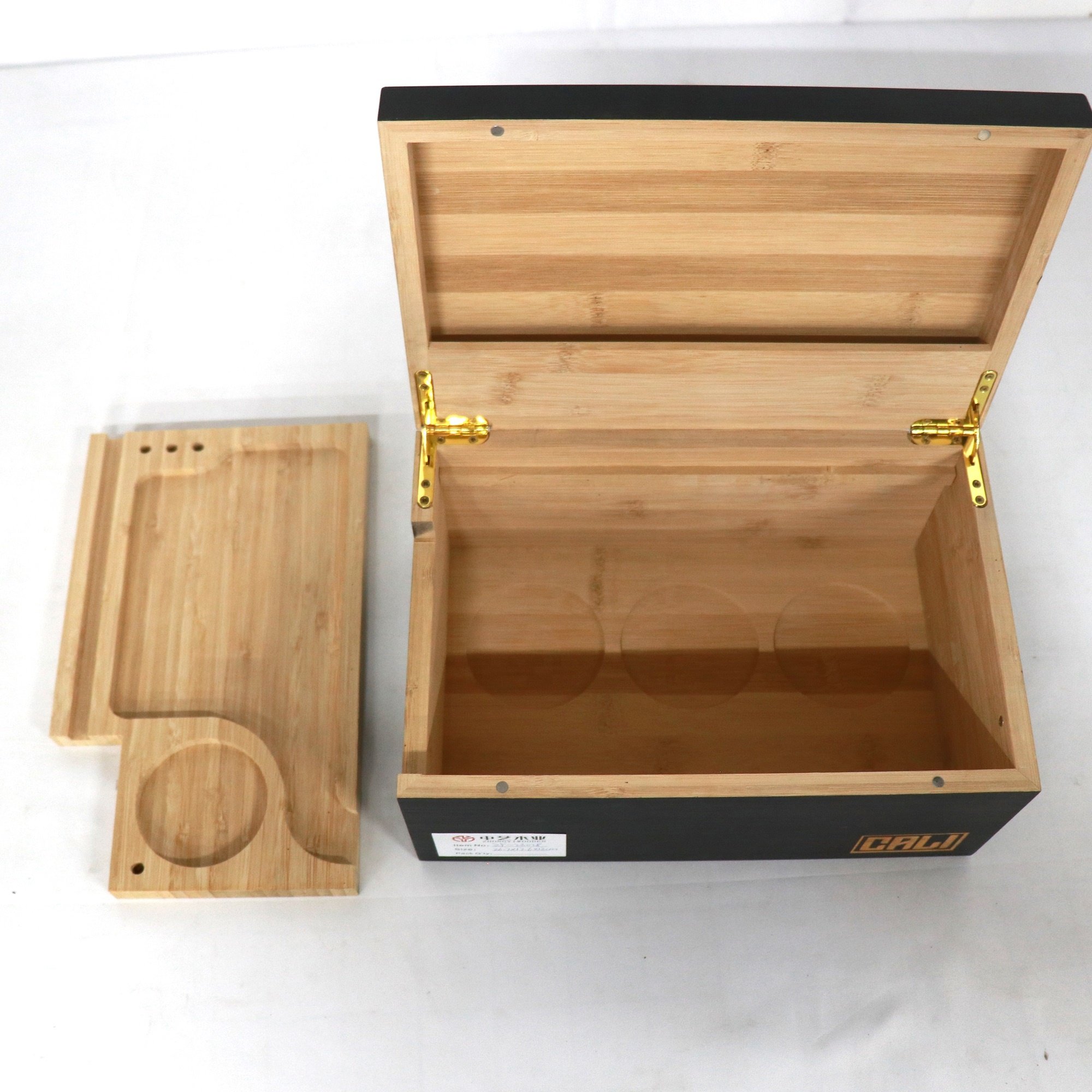 Factory Wholesale Decorative custom size and logo natural bamboo wood stash box rectangle container wood storage box
