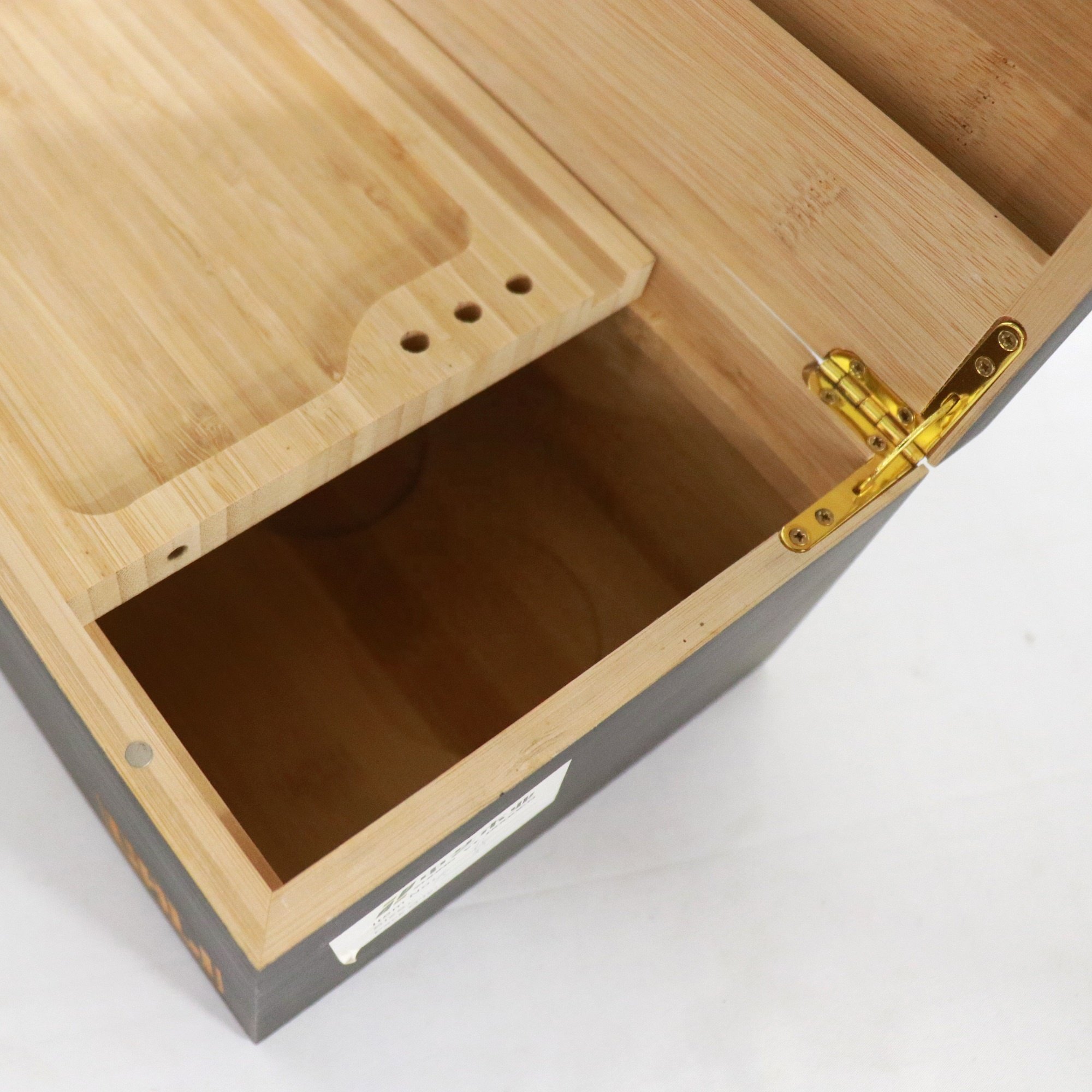 Factory Wholesale Decorative custom size and logo natural bamboo wood stash box rectangle container wood storage box