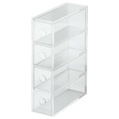 Deluxe Acrylic 4 Drawers Makeup Organizer