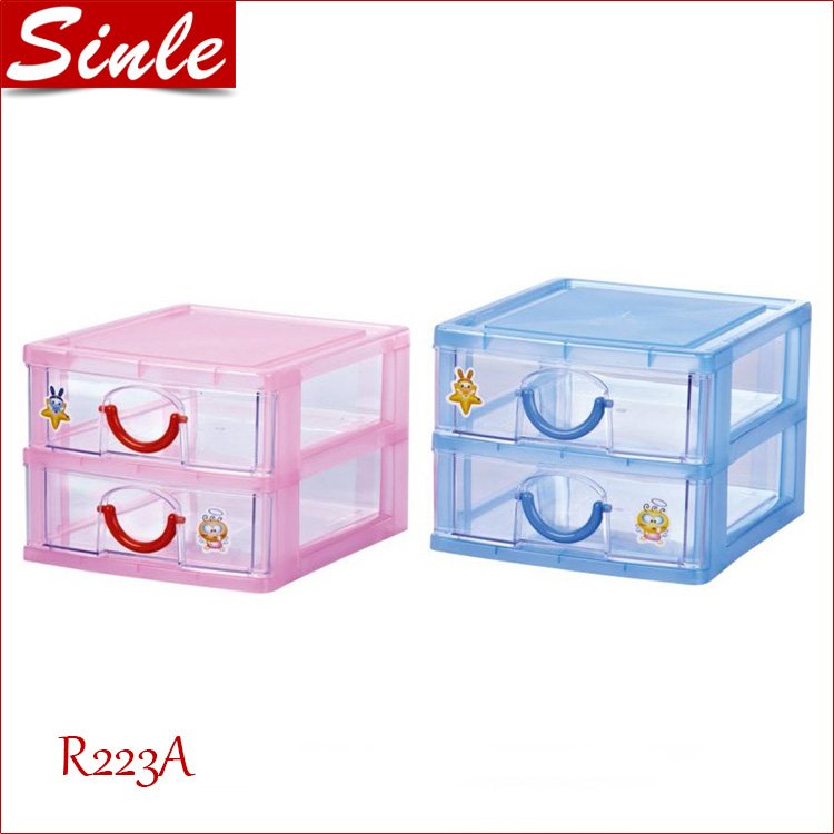 5 layers plastic mini student kids desk stationery storage boxes holders transparent big volume makeup drawer jewelry organizer