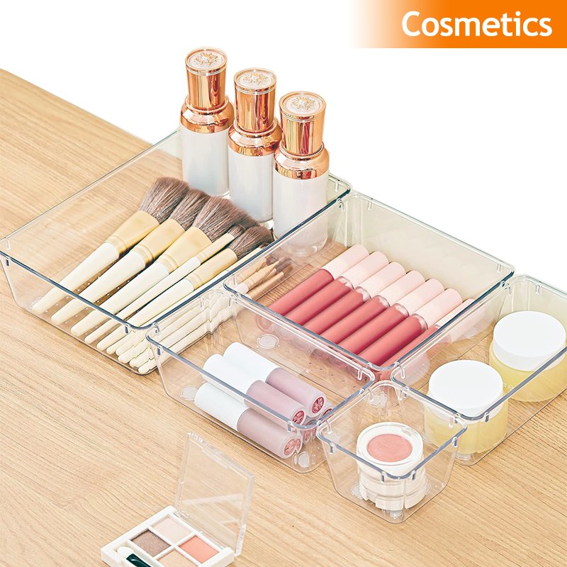 Creative Desk Hidden Gift Modern Makeup Drawer Wholesale Utensil Drawer Organizer 37 Piece
