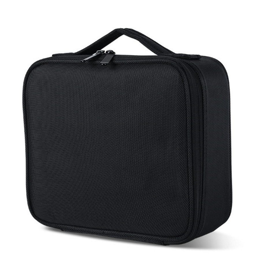 Stock Waterproof Portable Colorful Makeup Train Case Brush Holder Cosmetic Organizer Mini Ladies Travelling Packaging Bag