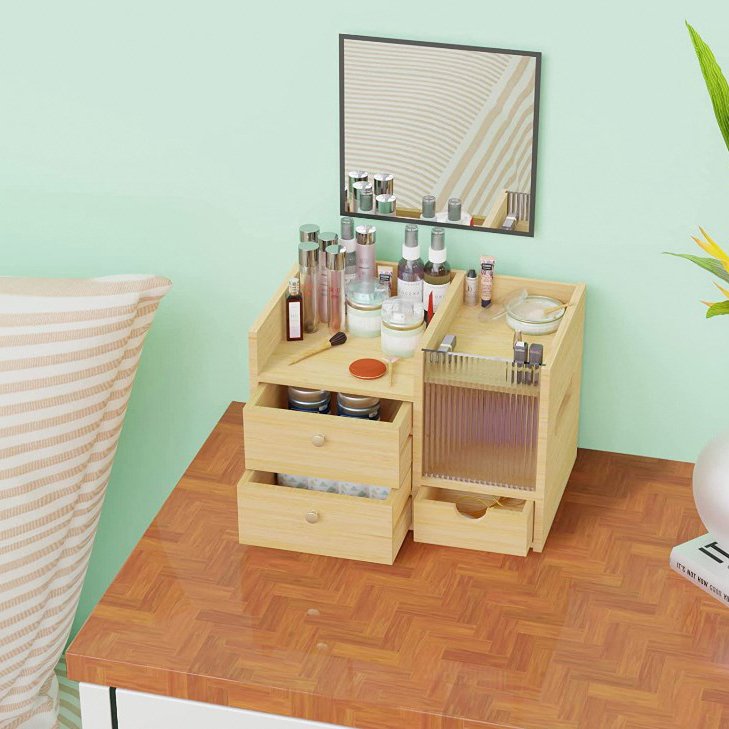 Hot-selling Organize Cosmetic Storage Boxes makeup Storage Organizer household Goods