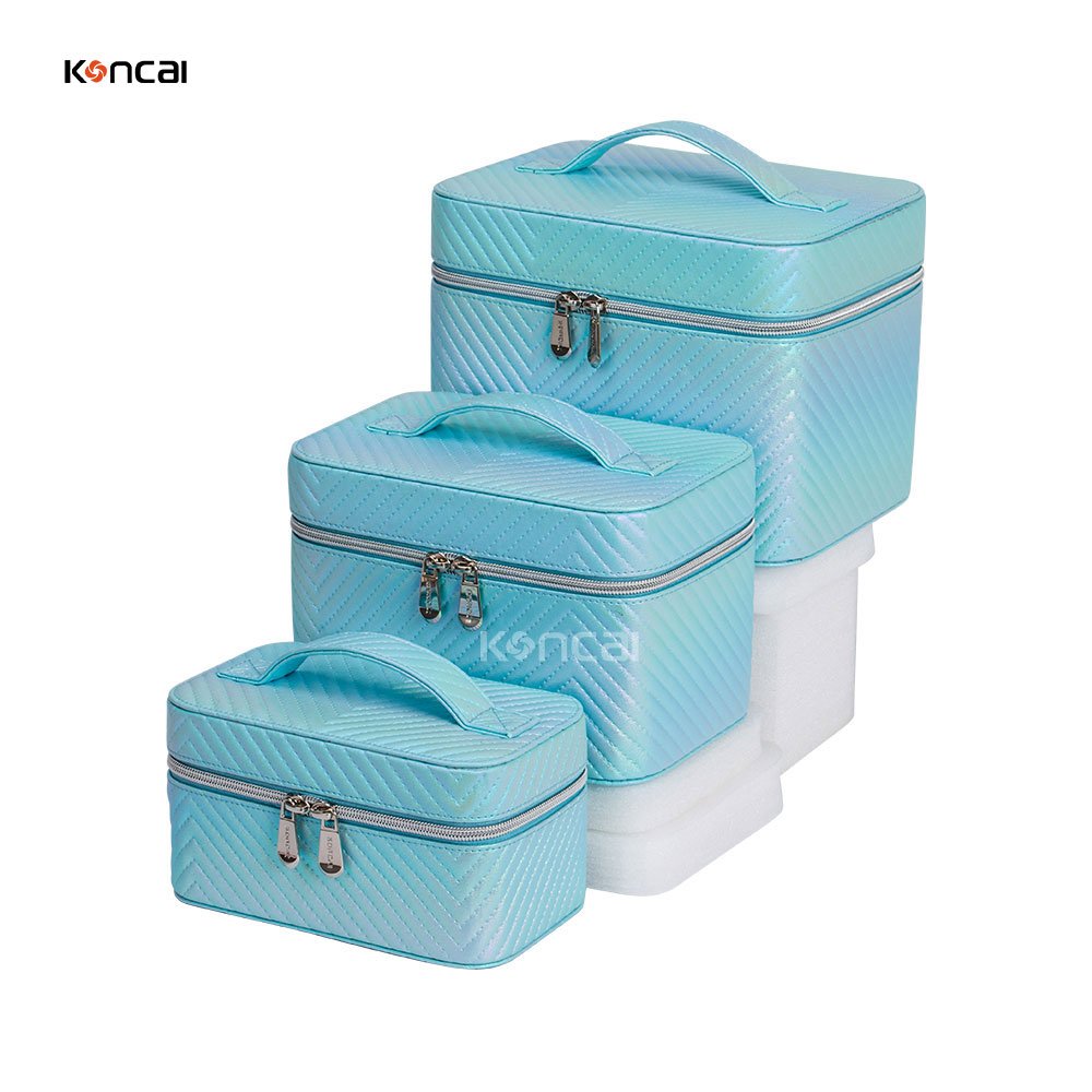 KONCAI Bags Cosmetic Case Blackfriday Holiday Gift Vanity Case Designer Makeup Bag Organizer