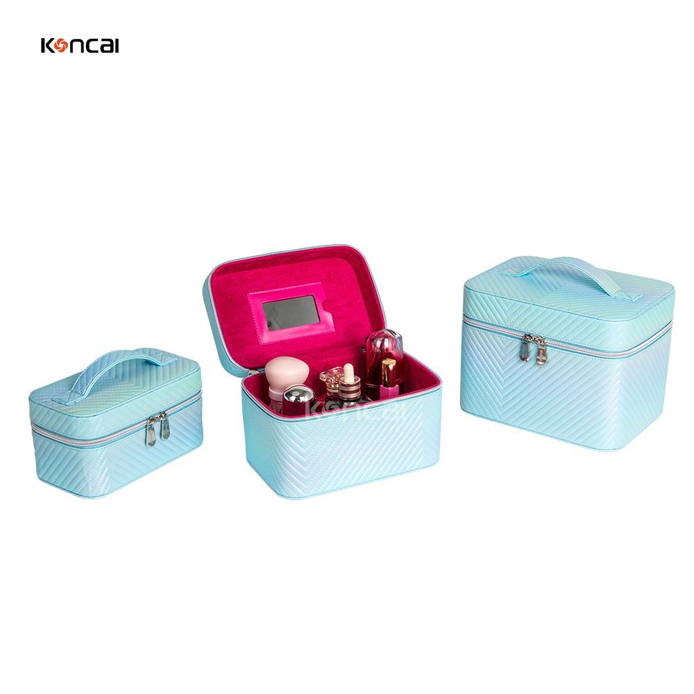 KONCAI Bags Cosmetic Case Blackfriday Holiday Gift Vanity Case Designer Makeup Bag Organizer