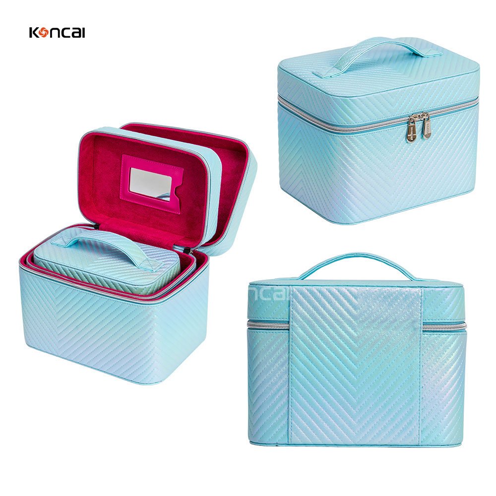 KONCAI Bags Cosmetic Case Blackfriday Holiday Gift Vanity Case Designer Makeup Bag Organizer