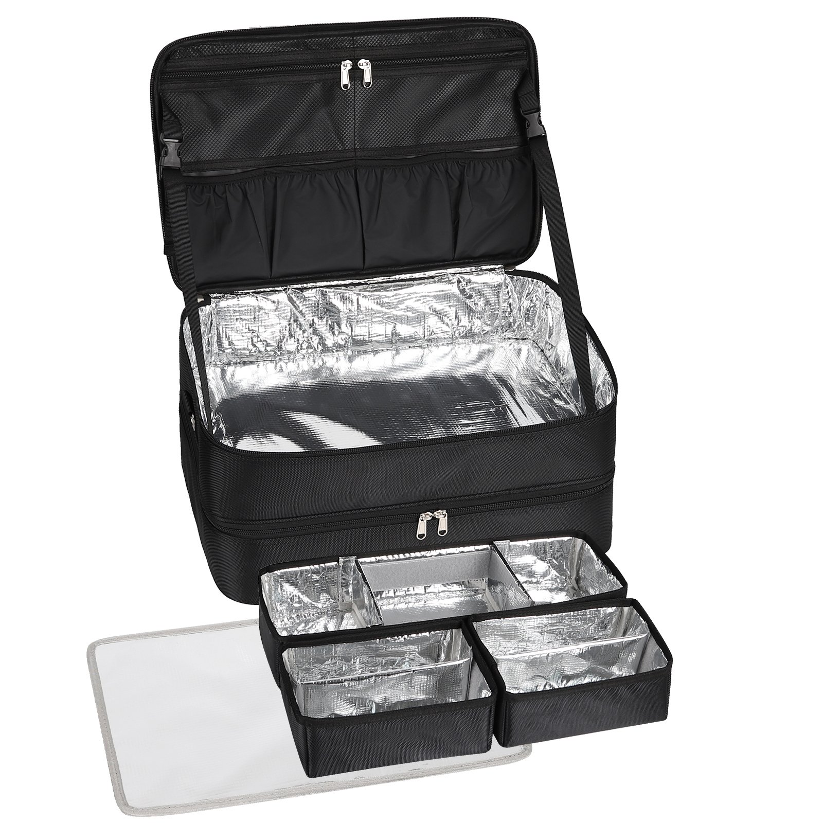 Relavel Travel Case Organizer for Technician Hairstylist Extra Large Makeup Professional Makeup Artist Traveling Bag