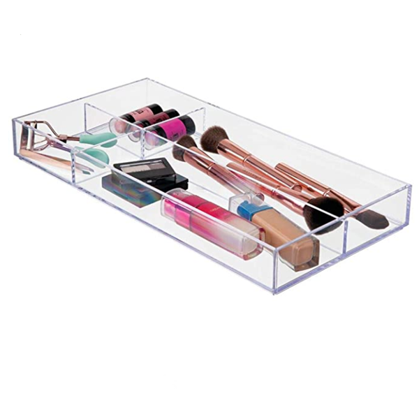 Acrylic Cosmetic Makeup Storage Organizer, Multi-Function cosmetics organizing box