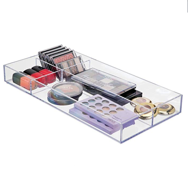 Acrylic Cosmetic Makeup Storage Organizer, Multi-Function cosmetics organizing box