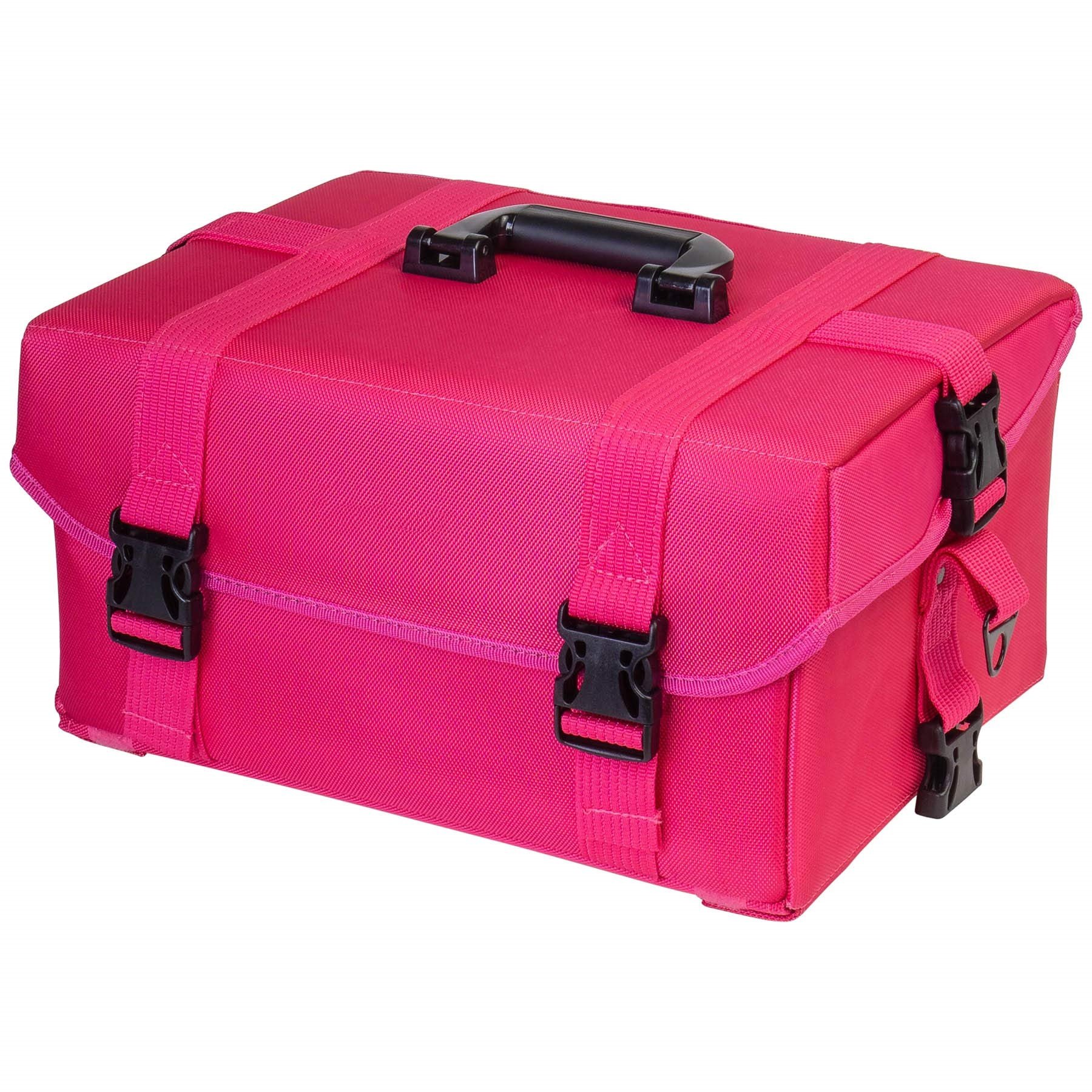Rolling trolley travel drawer bins mesh detachable buckle compartment organizers cosmetic makeup case bag luggage suitcase