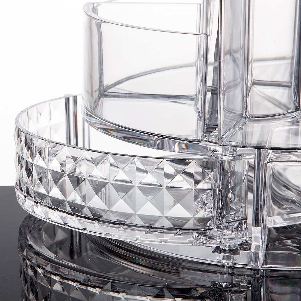 Wholesale Acrylic Clear Make Up Storage Organizers For Vanity Accessories Bathroom Lipstick Organizer With low price