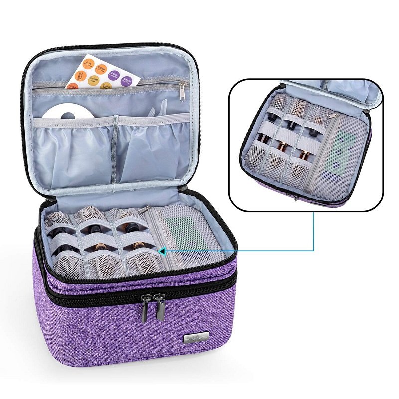Essential Oil Carrying Case Oils Premium Aromatherapy Hard Travel Storage for 70 Roller Bottles 5/10/15/20ml Bottles Bag Candy