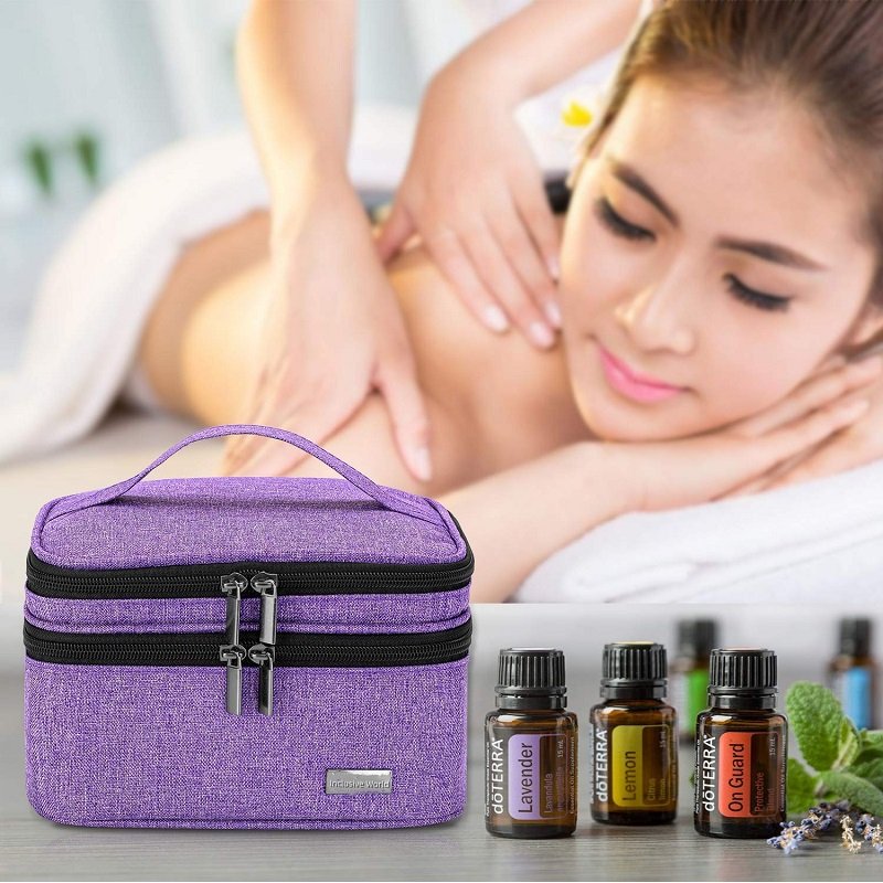 Essential Oil Carrying Case Oils Premium Aromatherapy Hard Travel Storage for 70 Roller Bottles 5/10/15/20ml Bottles Bag Candy