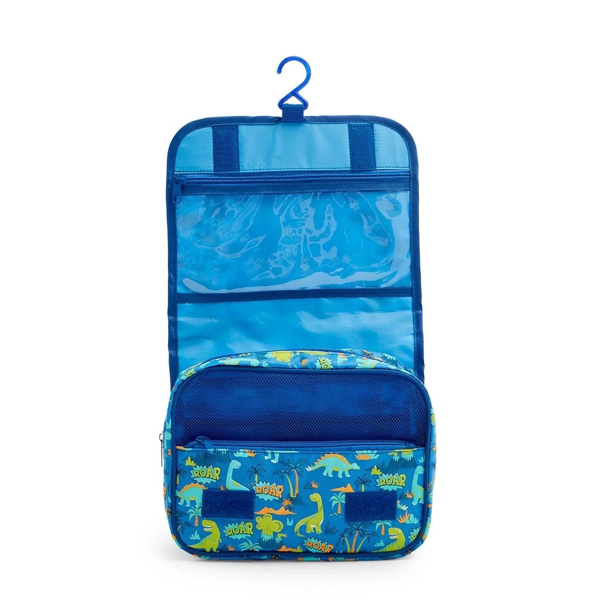 Digital Printing 600 D Polyester Portable Travel Kids Toiletry Organizer Bag