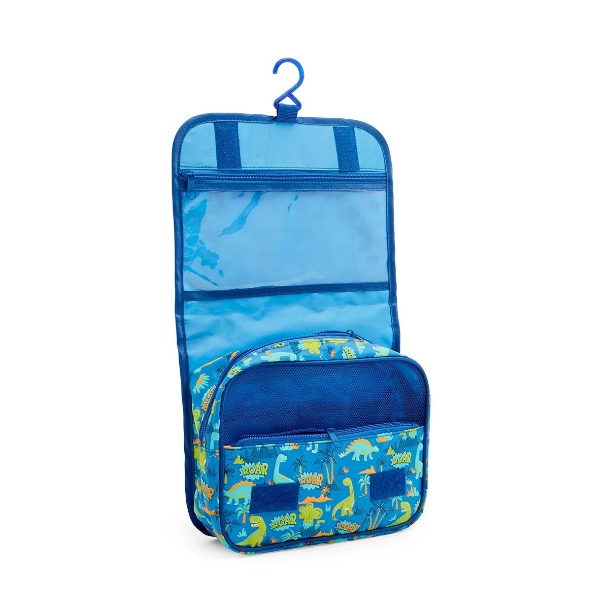 Digital Printing 600 D Polyester Portable Travel Kids Toiletry Organizer Bag