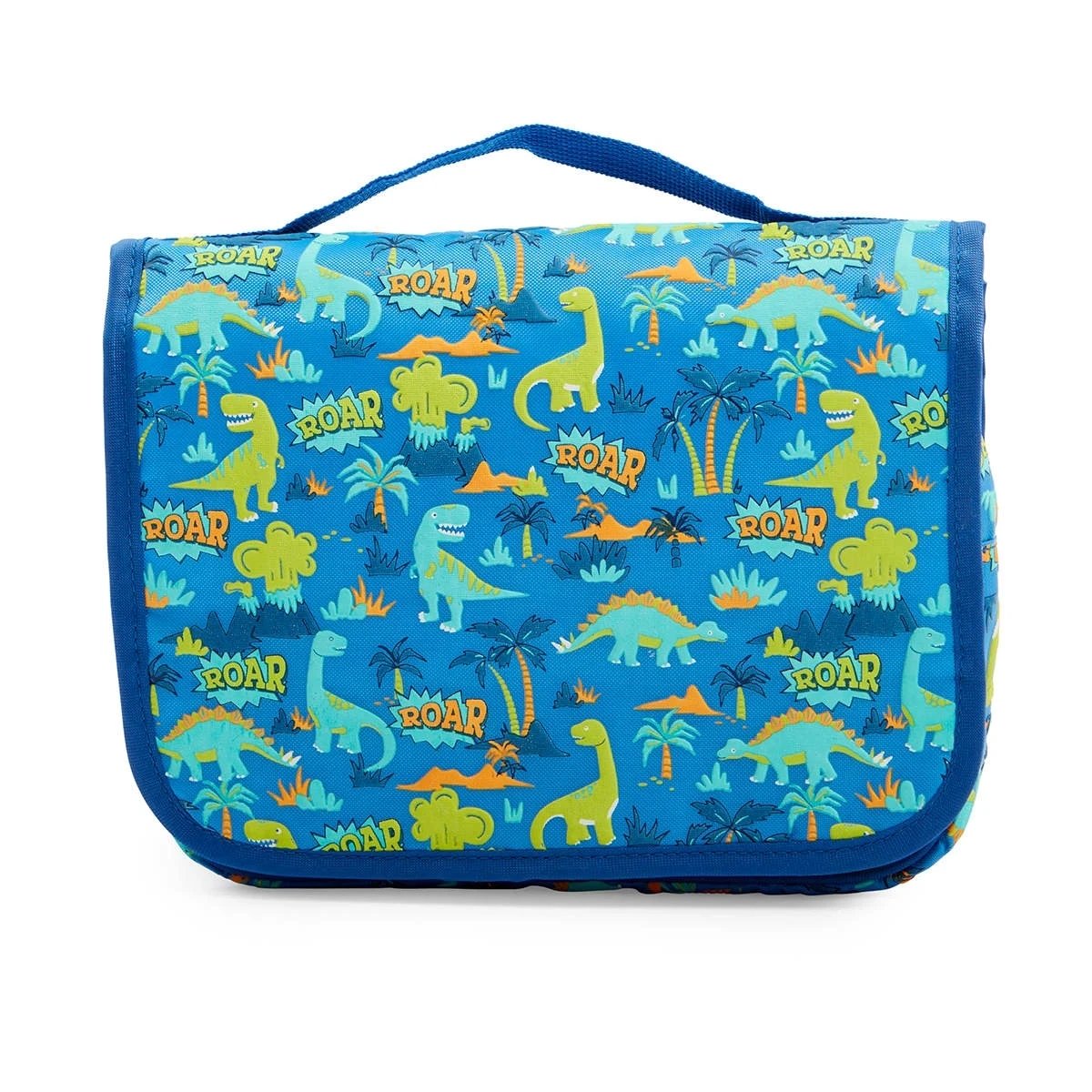 Digital Printing 600 D Polyester Portable Travel Kids Toiletry Organizer Bag