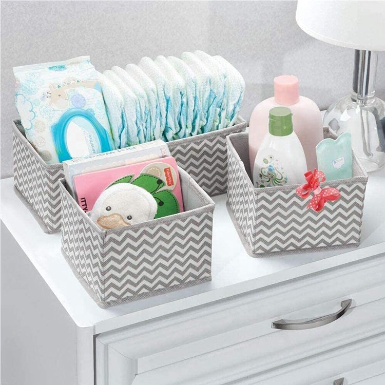 Fabric Foldable Sock Underwear Organizer Dividers Cabinet Closet Organizers And Storage Boxes For Storing Socks, Underwear, Ties