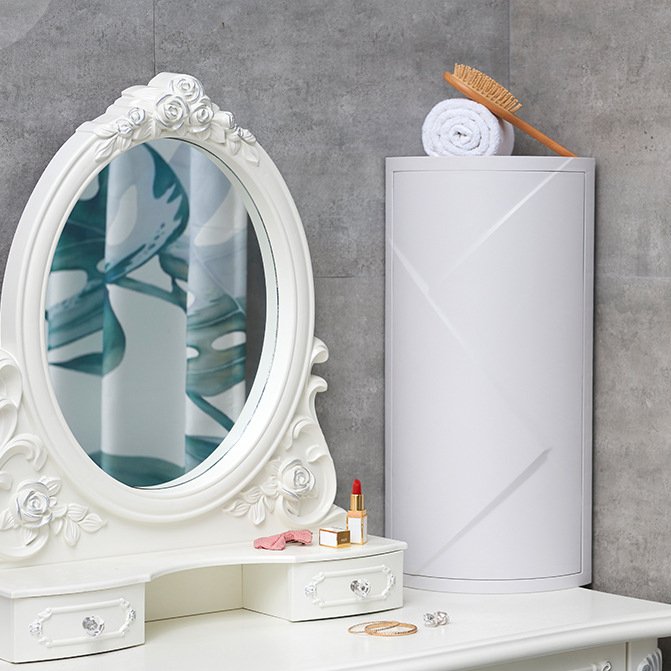 360 rotating makeup organizer wall mounted corner cosmetic organizer