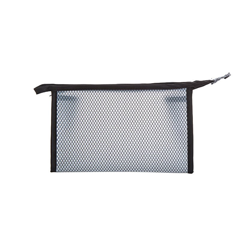 Factory Wholesale Custom Transparent PVC Mesh Makeup Bag Portable Travel Storage for Cosmetics Waterproof Makeup Case