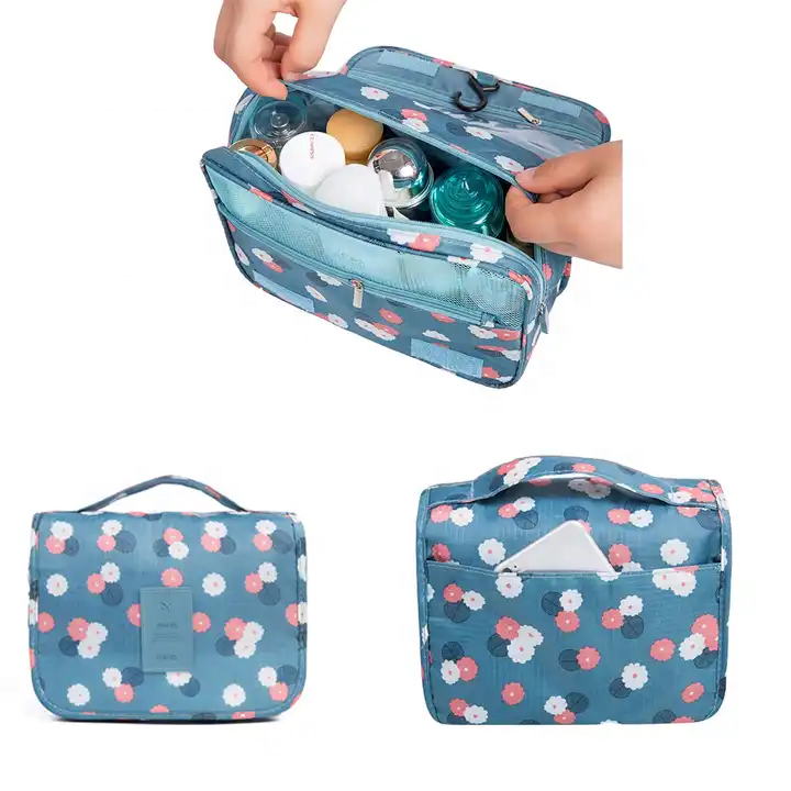 Women's Hanging Yarn Craft Makeup and Toiletry Bag Diy Crochet Bag for Beginners for Cosmetics and Personal Care