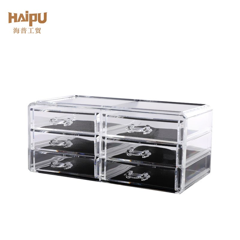 Factory Directly Sell Plastic Jewelry Organizer,Makeup Holder Storage,Transparent Cosmetic Organizer Ps