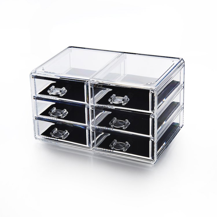 Factory Directly Sell Plastic Jewelry Organizer,Makeup Holder Storage,Transparent Cosmetic Organizer Ps