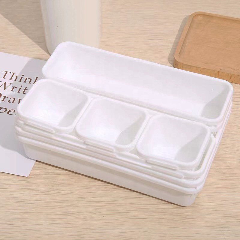 Portable Large Desktop Case Plastic Jewelry Cosmetic Drawer Organizer Free Combination Divided Makeup Box Storage
